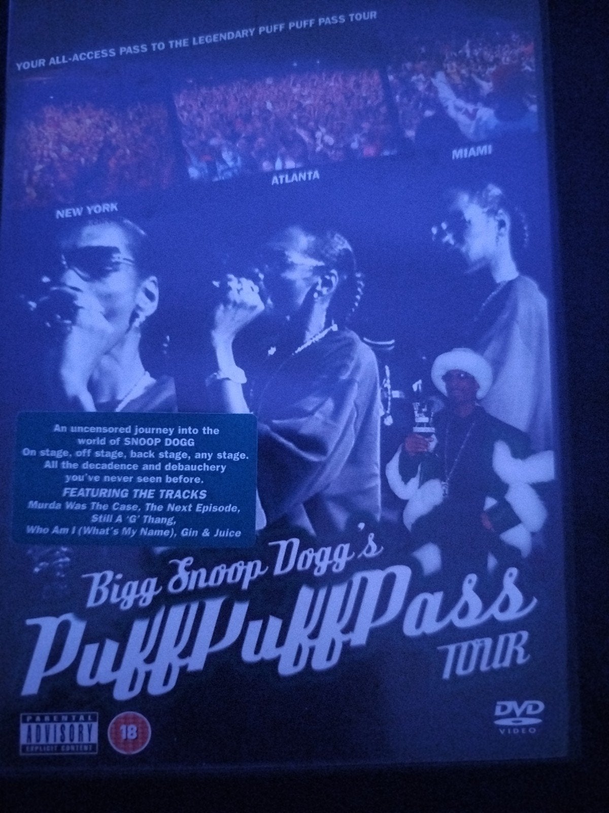 SNOOP DOGG PUFF PUFF PASS DVD, Vanaf 18 jaar, Engels, Engels, Inclusief doosje