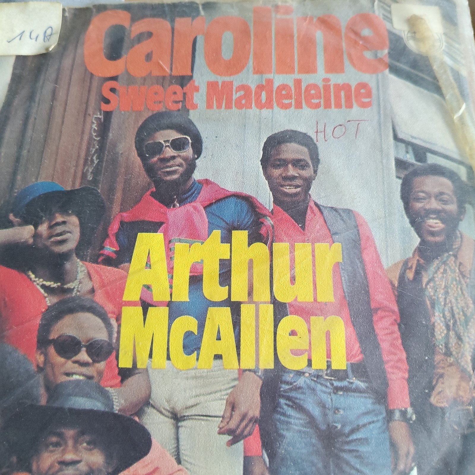 Arthur McAllen - Caroline / Sweet Madeleine 7 inch vinyl, Cd's en Dvd's, Vinyl Singles, Ophalen of Verzenden, Gebruikt, 7 inch