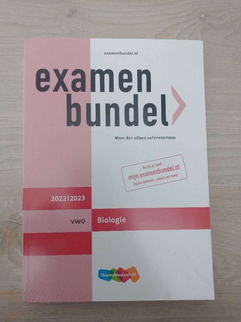 Examenbundel Biologie vwo, Boeken, VWO, Biologie, Ophalen of Verzenden, Nieuw