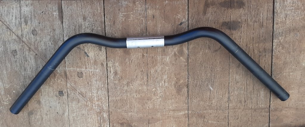 Aluminium Mat Zwart Gebogen Fietsstuur Breedte 625 mm, Ophalen, Stuur, Oldtimerfiets, Zo goed als nieuw