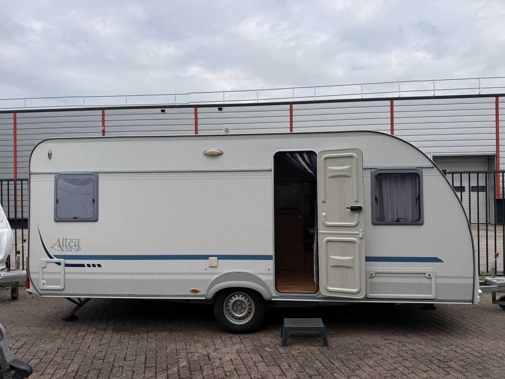 Adria Altea 512 UP, fransbed, rondzit met fietsendrager, Rondzit, Schokbreker, Bedrijf, Overige typen