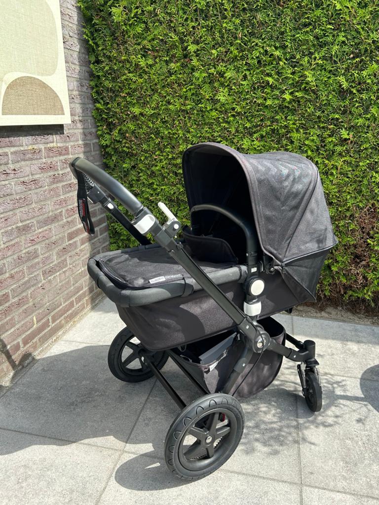 Bugaboo Cameleon Chevron Black Limited Edition, Bugaboo, Verstelbare duwstang, Zo goed als nieuw, Ophalen
