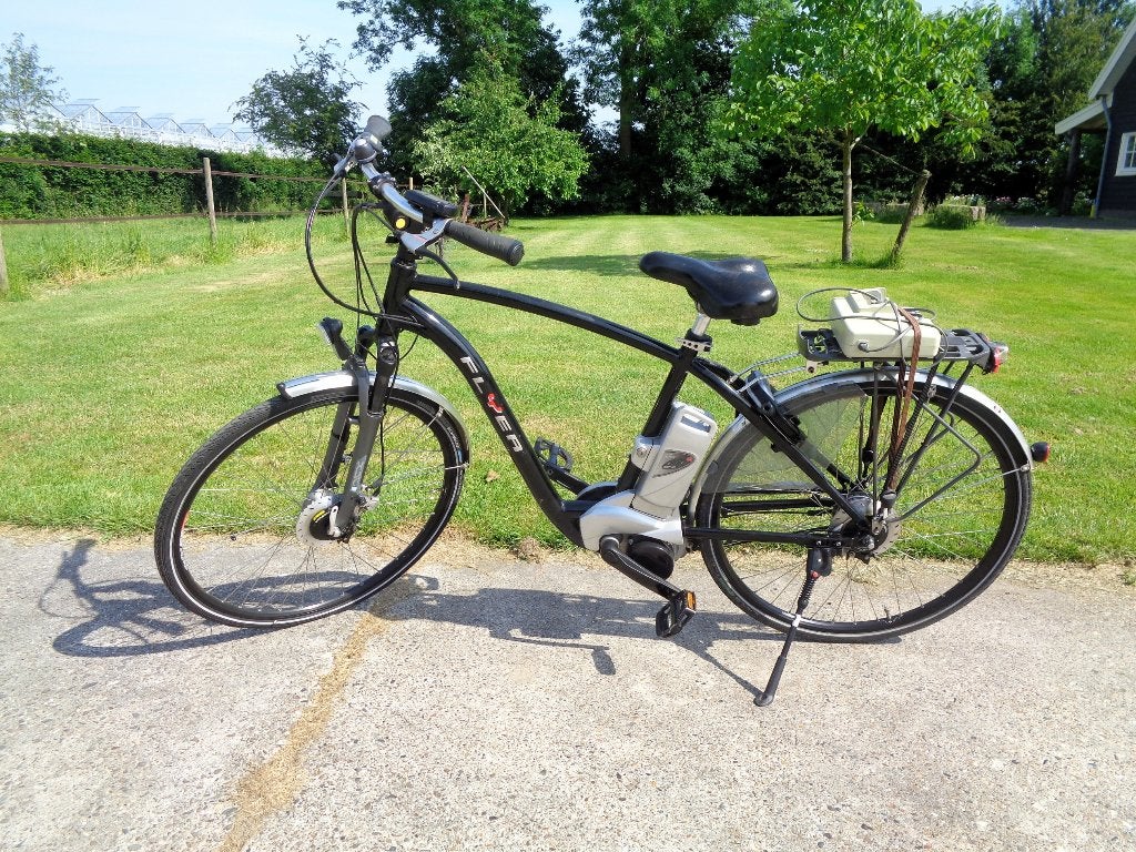 Flyer T8 elektrische herenfiets - 8 versn./51 frame/28 inch, Fietsen en Brommers, Elektrische fietsen, Gebruikt, Overige merken