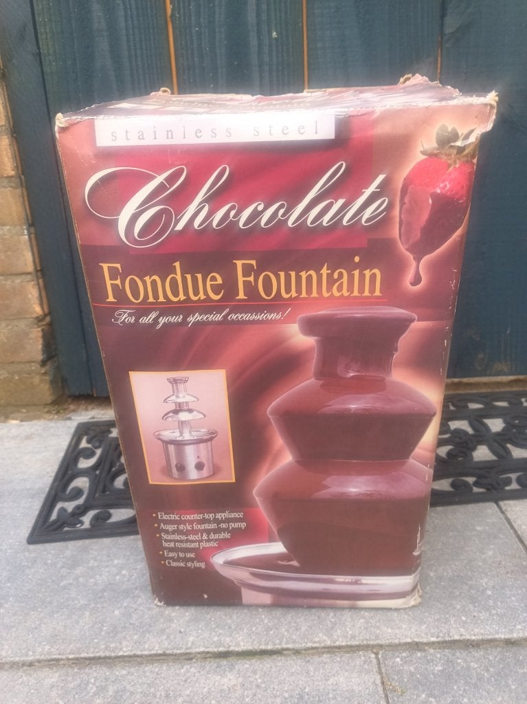 Chocoladefontein, Witgoed en Apparatuur, Ophalen, Zo goed als nieuw, Elektrisch, Fondueset