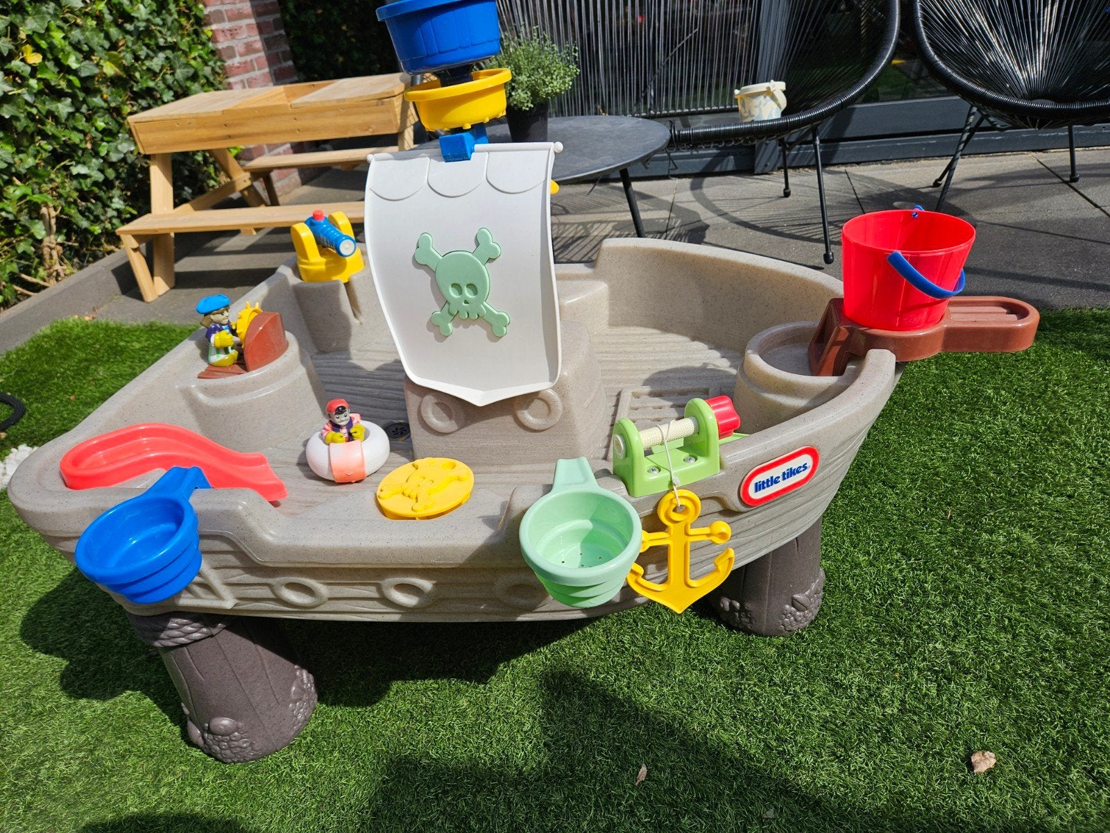 Little Tikes Piratenboot Watertafel zo goed als nieuw, Ophalen, Zo goed als nieuw