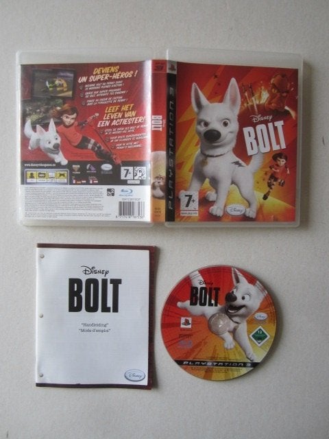 PS3 * Bolt (Disney) * Playstation 3, 1 speler, Ophalen of Verzenden, Zo goed als nieuw, Vanaf 3 jaar