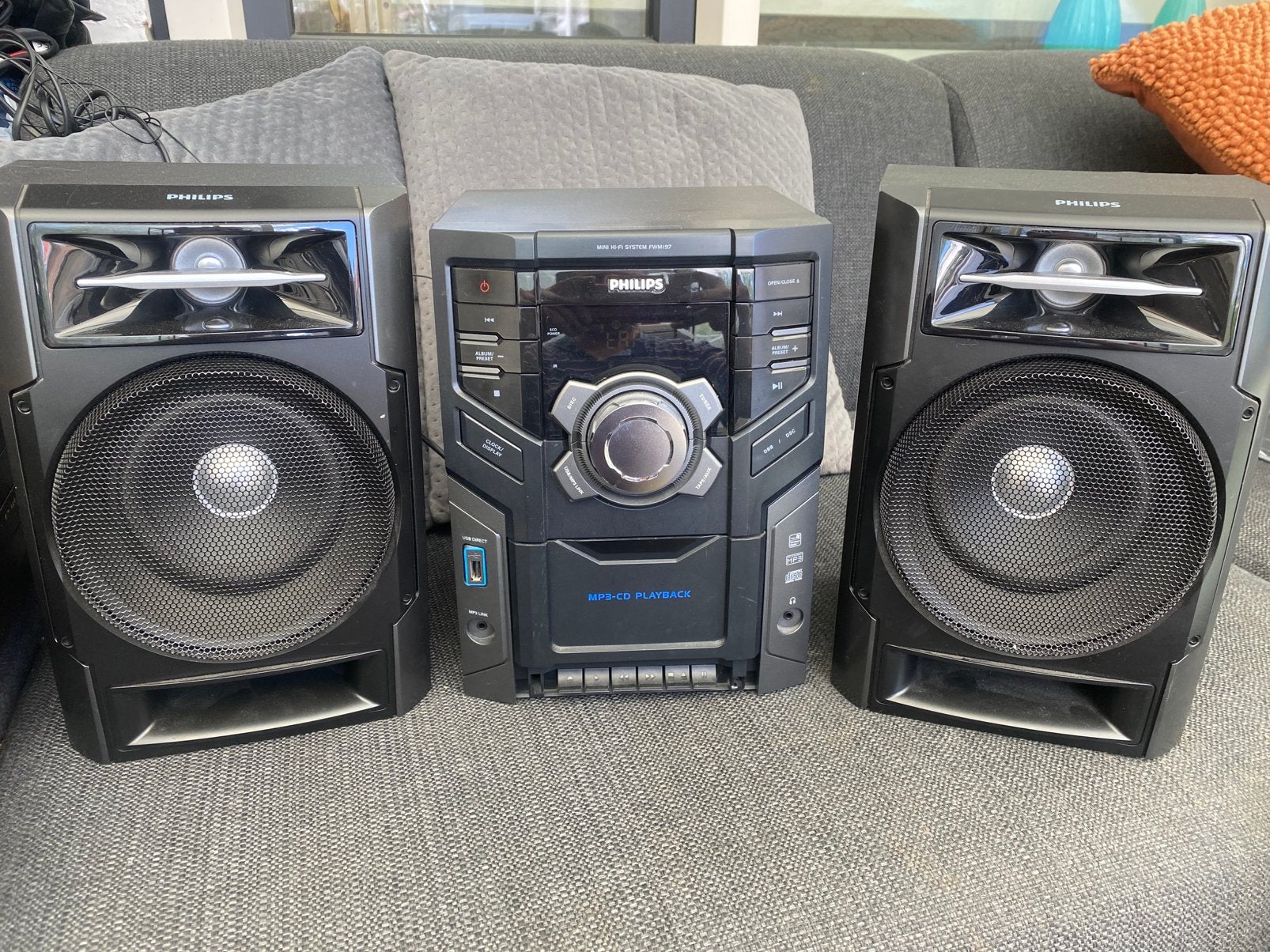 Philips stereoset met cd wisselaar en cassette, Ophalen of Verzenden, Zo goed als nieuw