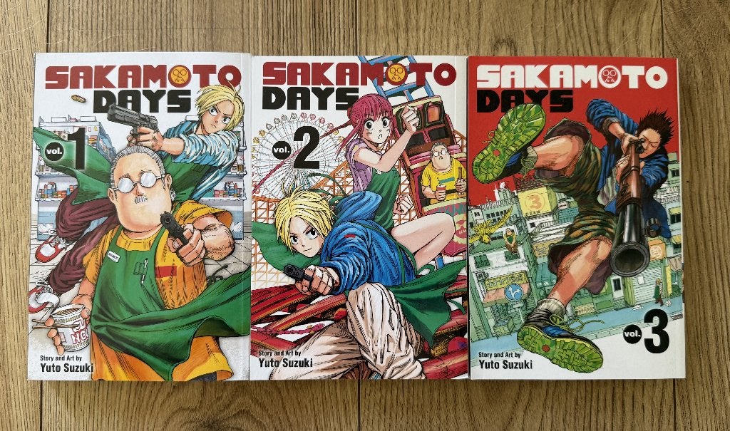 Sakamoto Days Manga Volumes 1 t/m 3, Meerdere comics, Verzenden, Zo goed als nieuw, Japan (Manga)