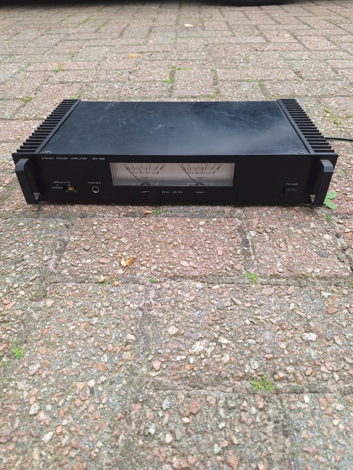 Stereo Power Amplifier GM-206 - Werkt goed!, Ophalen of Verzenden