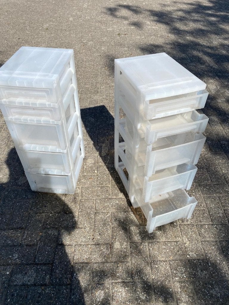 kunststof ladekastjes, Diversen, Bureau-accessoires, Ophalen, Gebruikt