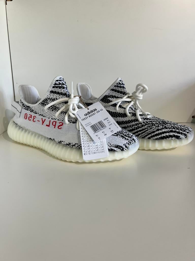 Yeezy 350 V2 Zebra, ., Wit, Nieuw, Ophalen of Verzenden