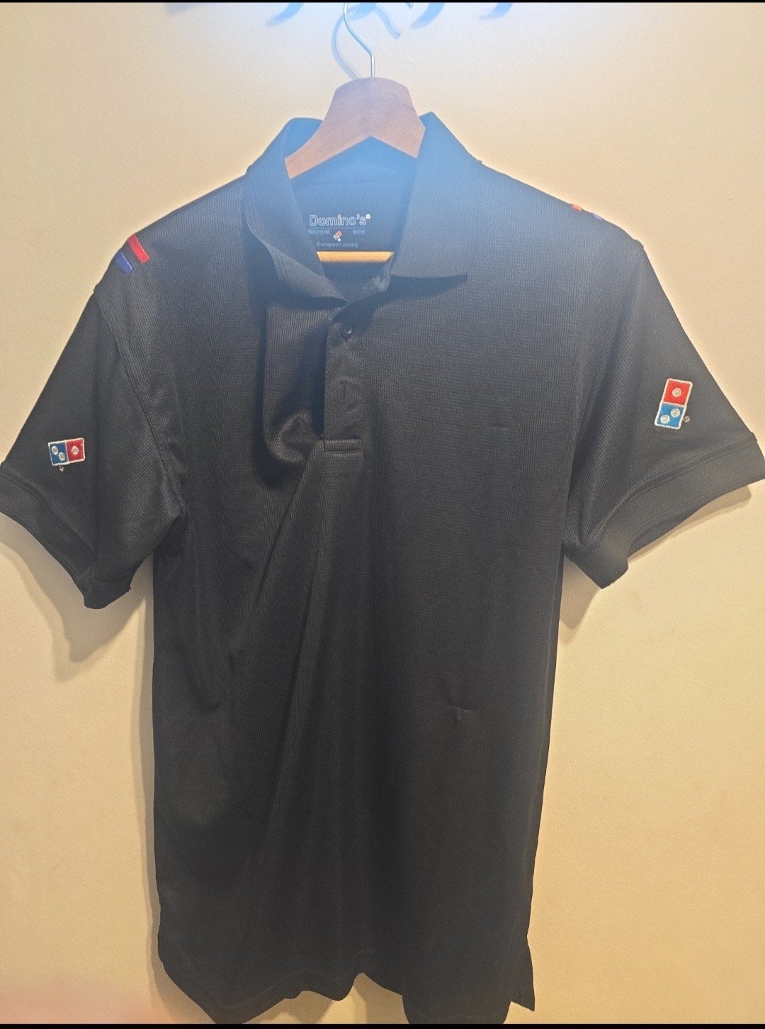 Domino's Polo Shirt Zwart Maat M, Ophalen of Verzenden
