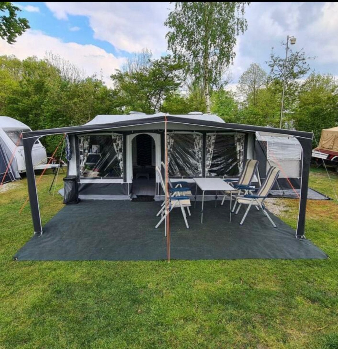 Prachtige Knaus 500 FU “Azure”, Rondzit, Particulier, 5 tot 6 meter, Knaus