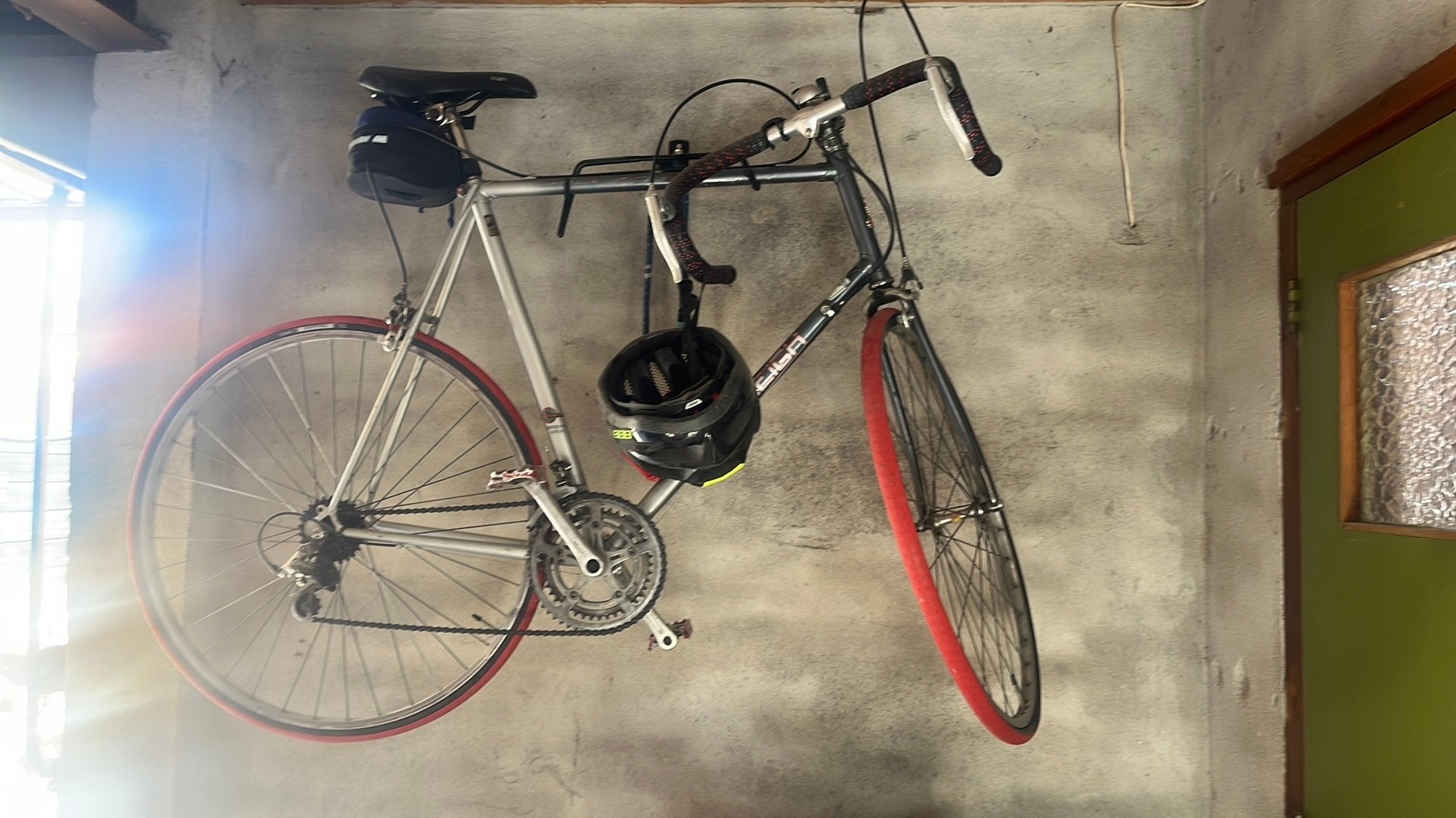 Wielrenfiets met toebehoren, Ophalen, Zo goed als nieuw