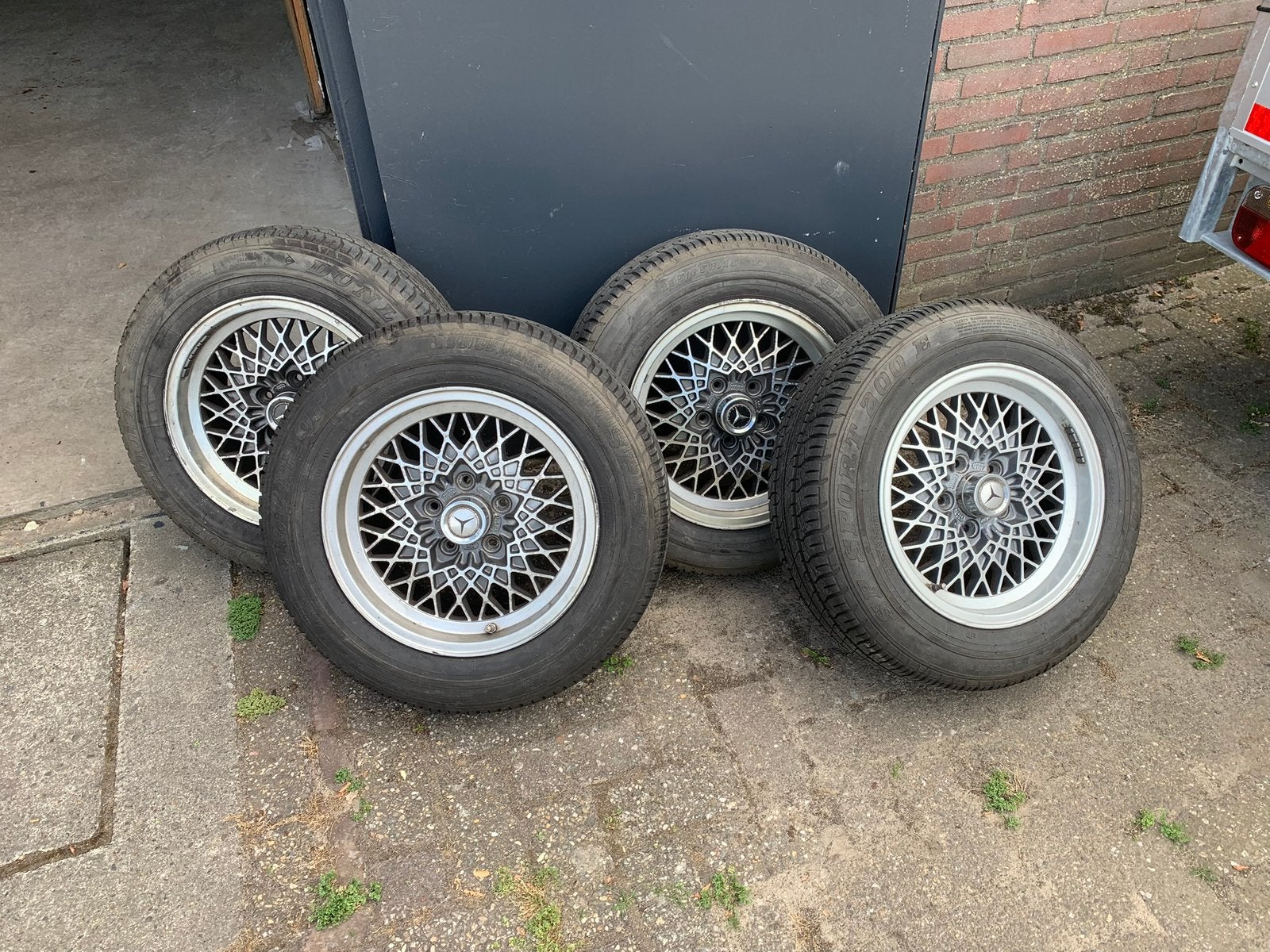 Mercedes rial mesh velgen 15 inch 5 gaats, Ophalen