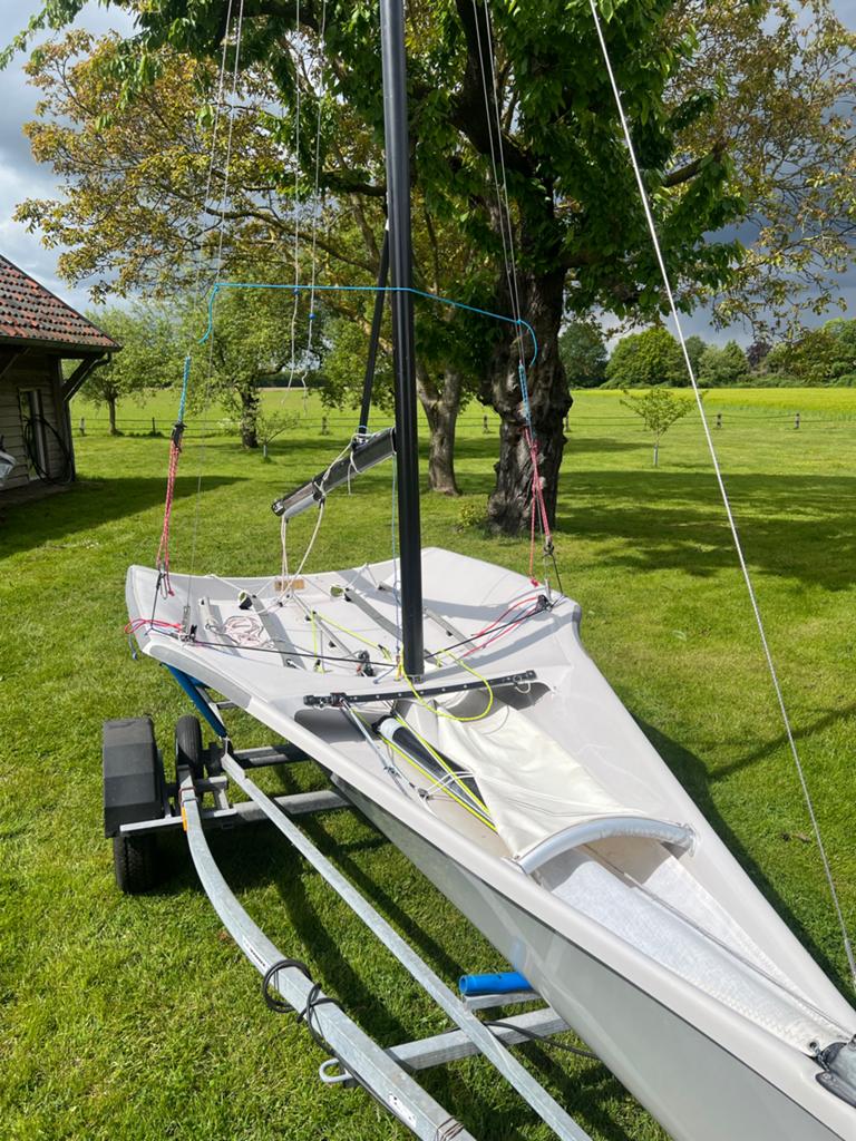 29er te koop nummer 1154, Watersport en Boten, Ophalen, Gebruikt, Overige typen, 15 tot 30 m²