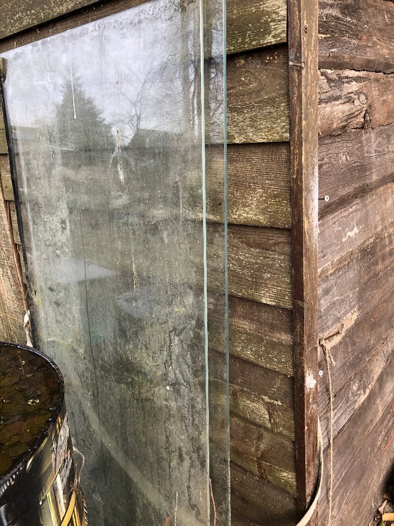 gratis 2 platen glas met geslepen kanten, Ophalen, Minder dan 80 cm, Minder dan 80 cm, Zo goed als nieuw
