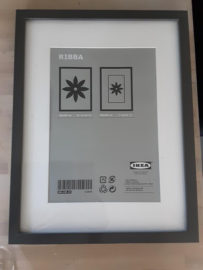 8x ribba fotolijst 30 x 40 cm, Ophalen, Zo goed als nieuw