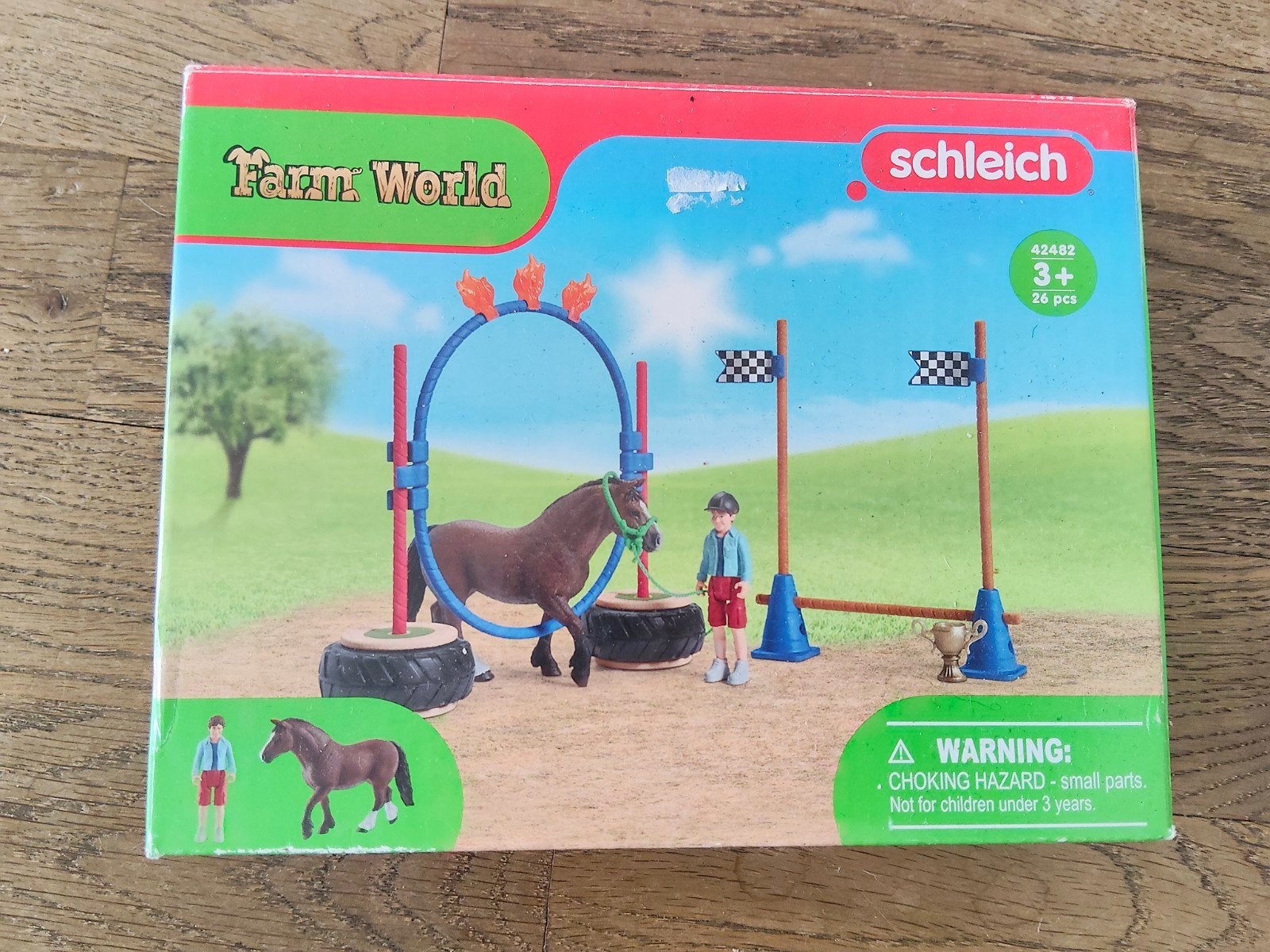 Schleich Horse Agility Set Farm World 42482, Ophalen of Verzenden, Jongen of Meisje