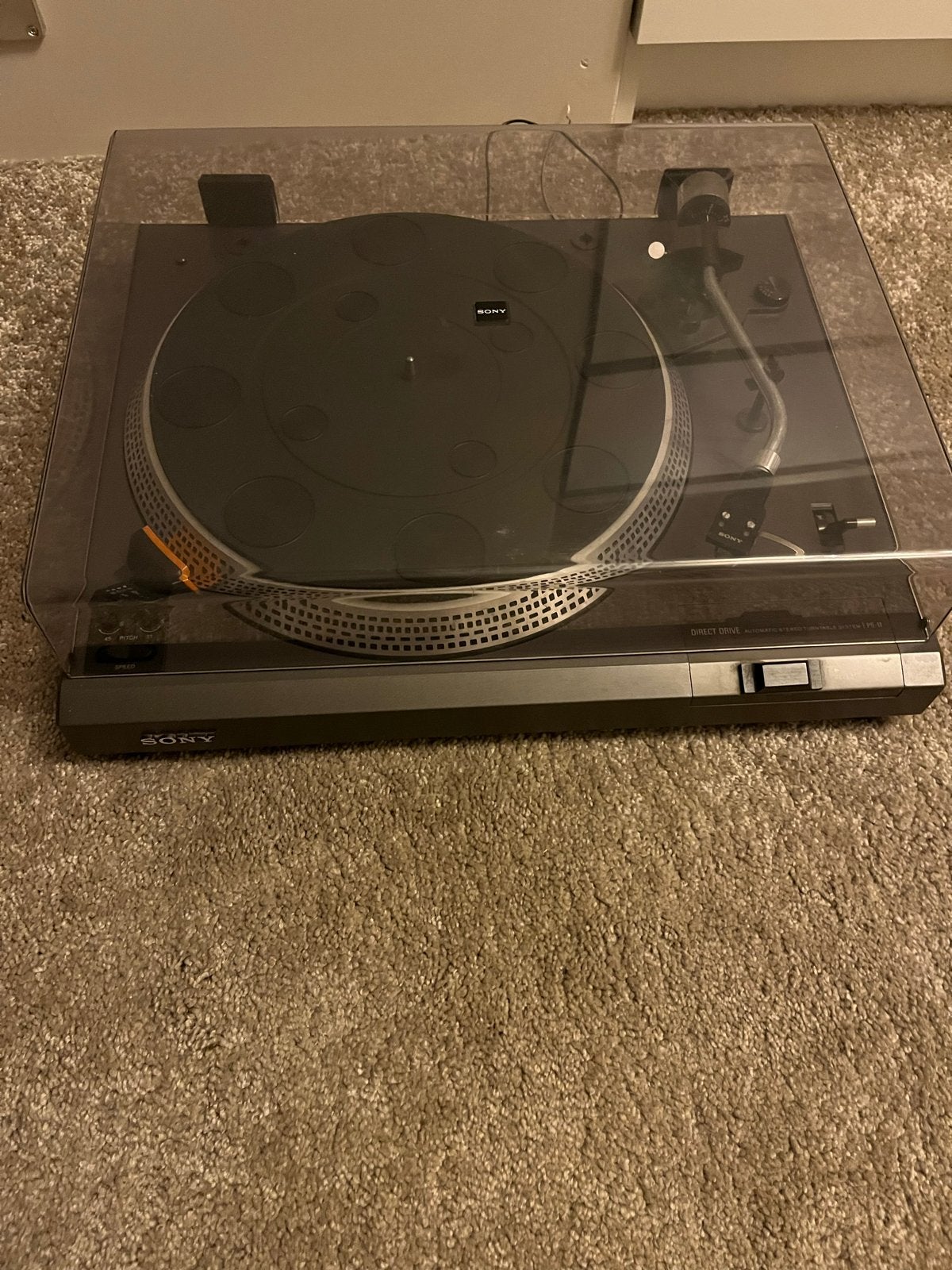 Sony PS-11 Direct Drive Automatische Stereo Platenspeler, Ophalen, Automatisch, Zo goed als nieuw, Platenspeler