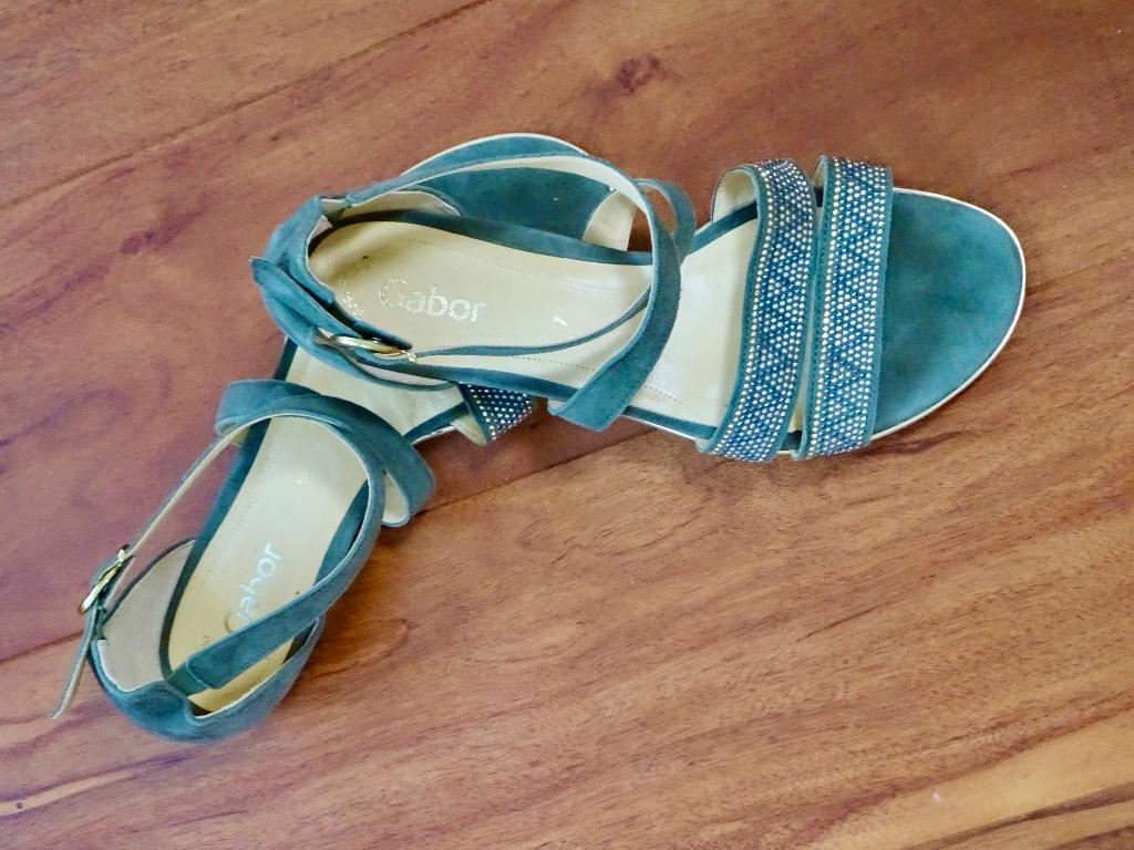 Gabor sandalen maat 7, Kleding | Dames, Schoenen, Gabor, Zo goed als nieuw, Groen, Sandalen of Muiltjes