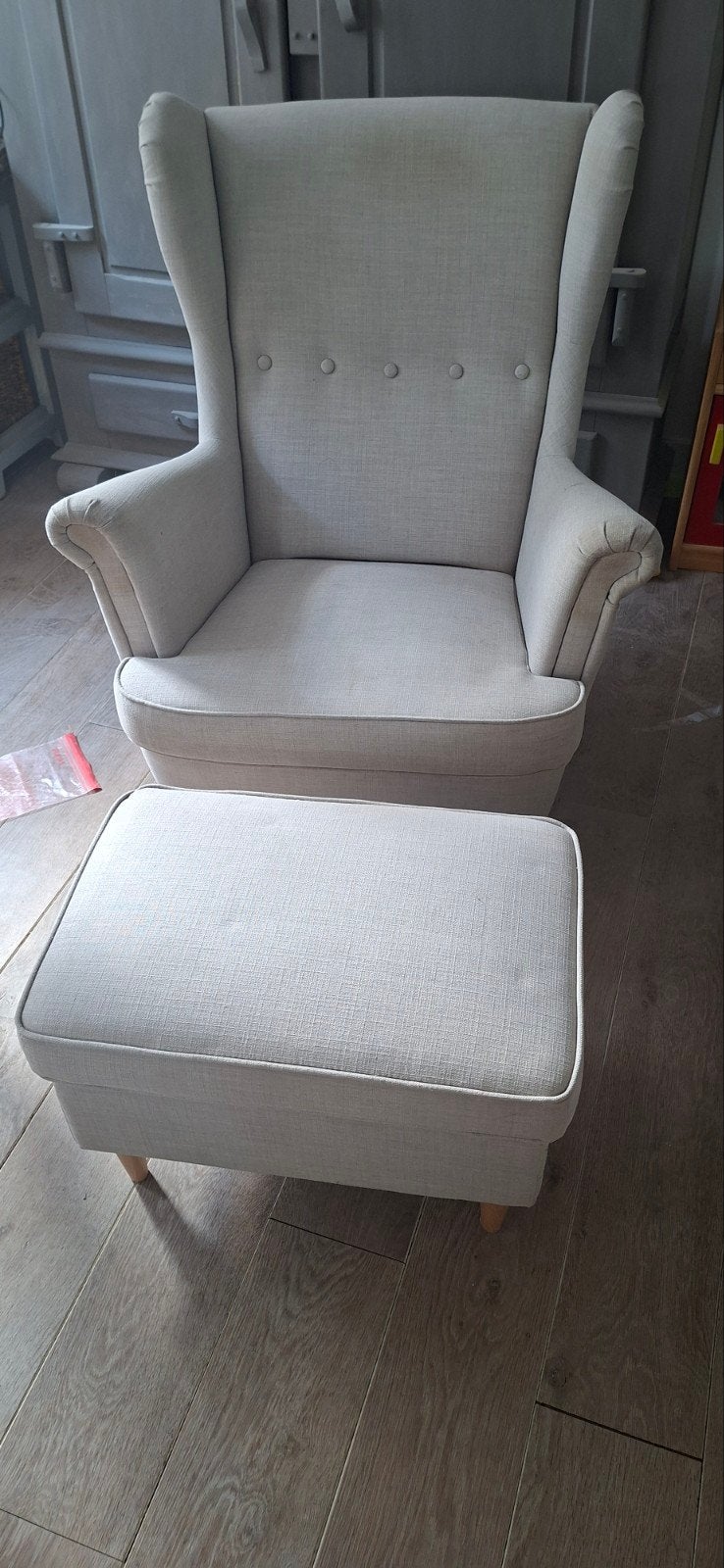 ikea stoel  hocker gratis, Ophalen, Gebruikt