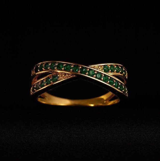 Smaragd ring maat 17mm, Overige materialen, Ut, Gretannl@yahoo.com, Nieuw
