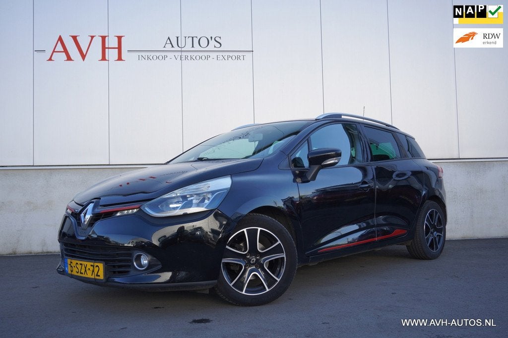 Renault Clio Estate 0.9 TCe Dynamique, Voorwielaandrijving, Stof, Zwart, Origineel Nederlands