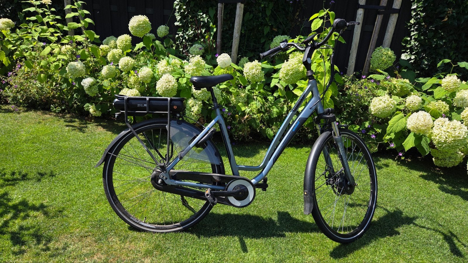 Amslod elektrische fiets, Gebruikt, 51 tot 55 cm, 50 km per accu of meer, Ophalen