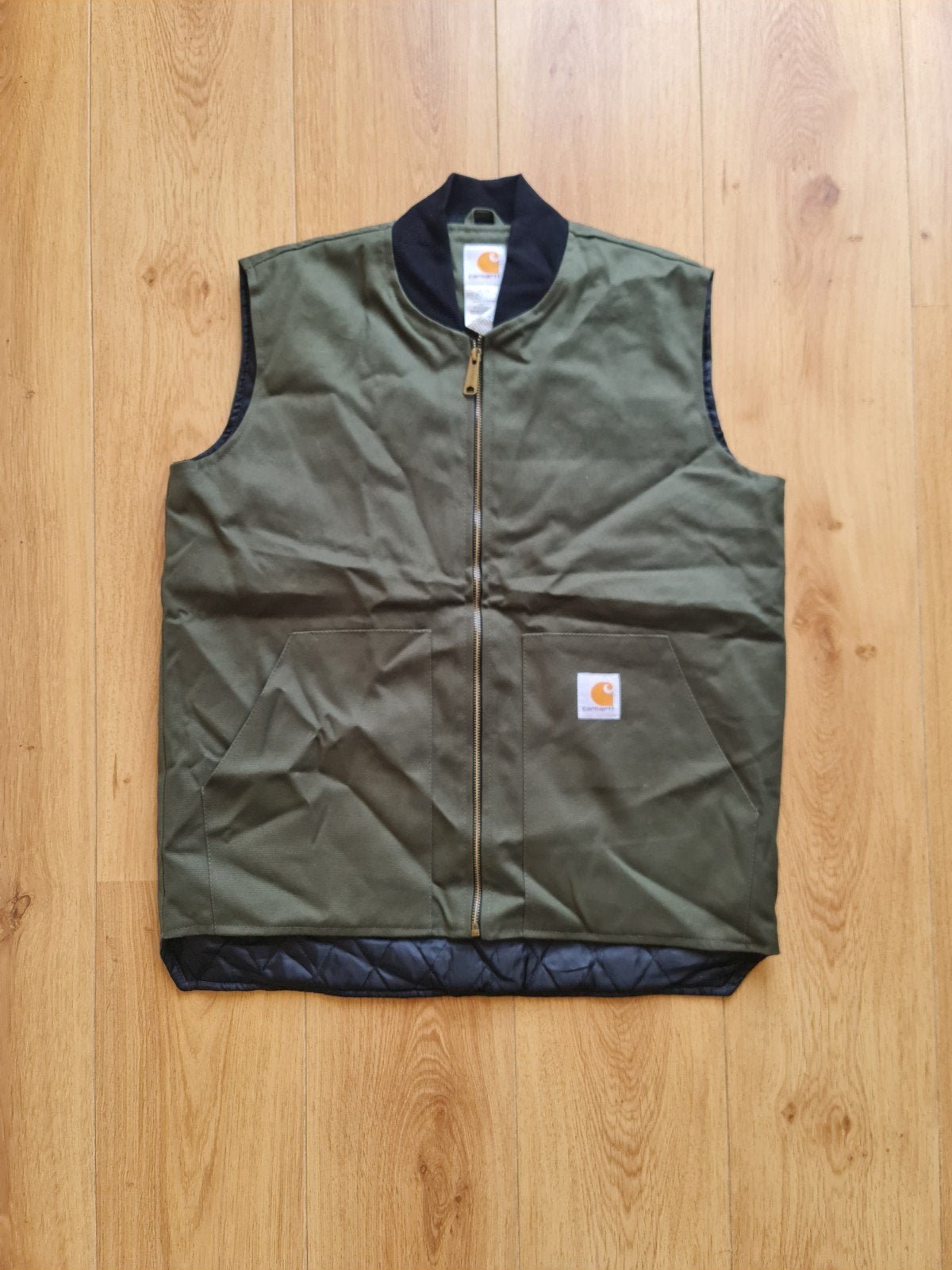 Carhartt groene bodywarmer maat M, Carhartt, Nieuw, Groen, Verzenden