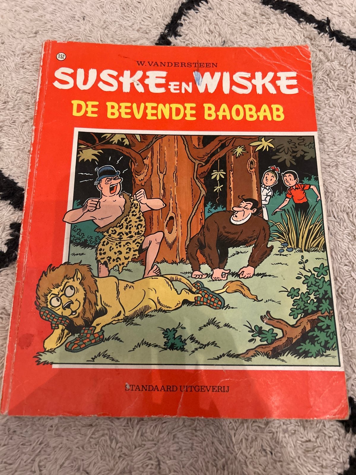 1975 Suske en Wiske - De Bevende Baobab (Rode Reeks), Boeken, Eén stripboek, Ophalen of Verzenden, Gelezen