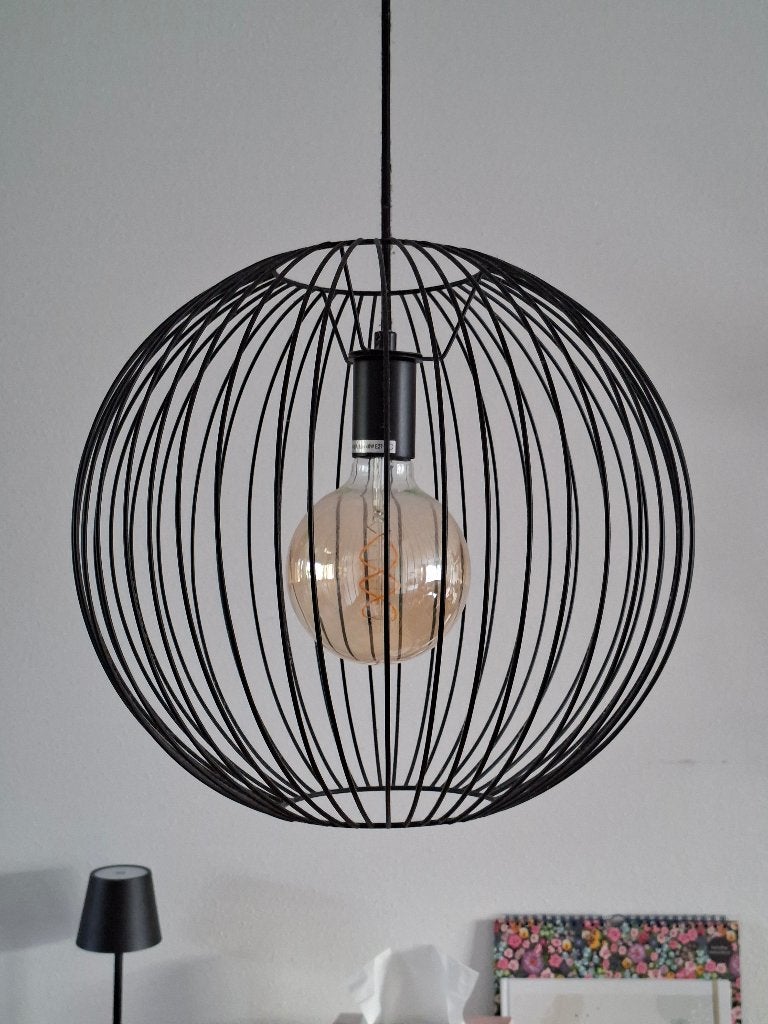 Hanglamp, Ophalen, Gebruikt, E27 (groot), Metaal