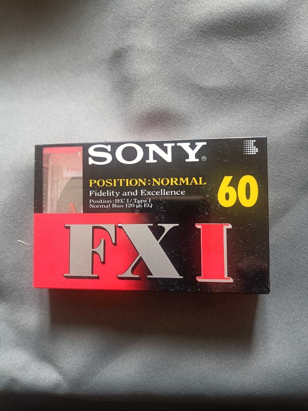Sony FXI 60 Cassettebandje - Nieuw in verpakking, Cd's en Dvd's, Cassettebandjes, Overige genres, 1 bandje, Ophalen of Verzenden