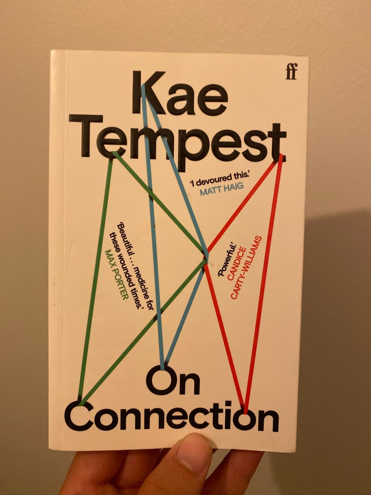 Kae Tempest - On Connection (Engels), Ophalen of Verzenden, Zo goed als nieuw, Wereld overig