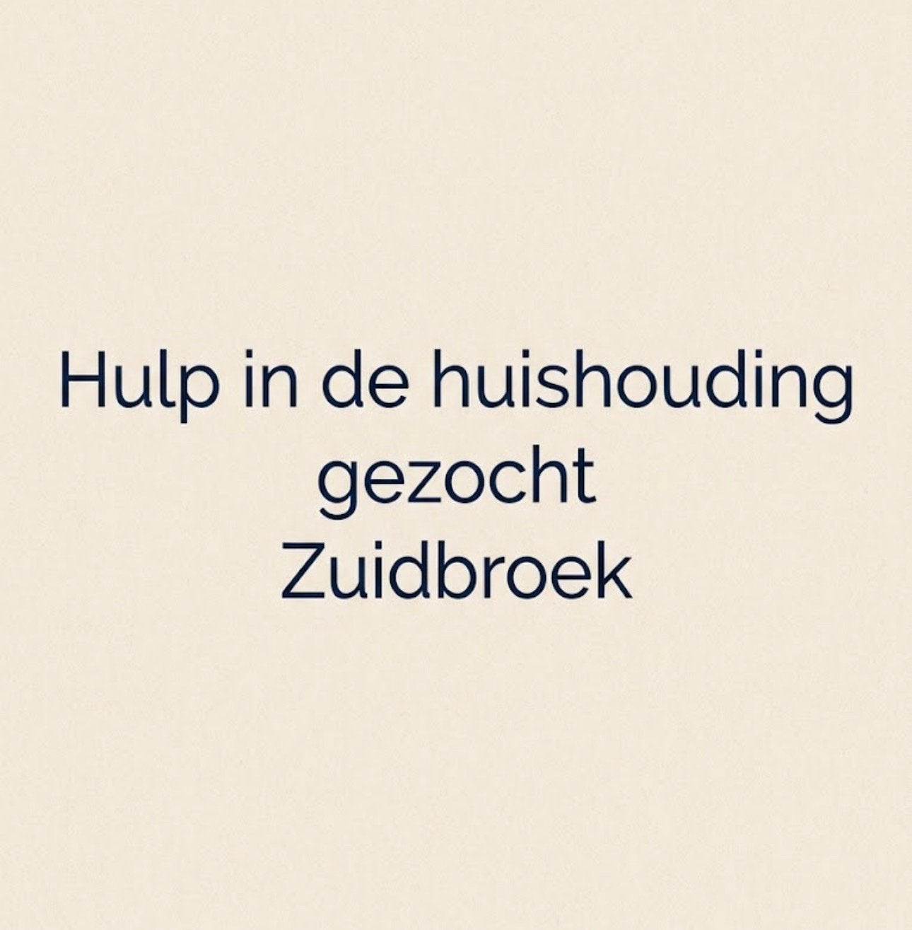 Spoed! Hulp in de huishouding gezocht Zuidbroek, Vacatures, Overige uren, Overige niveaus, Overige vormen