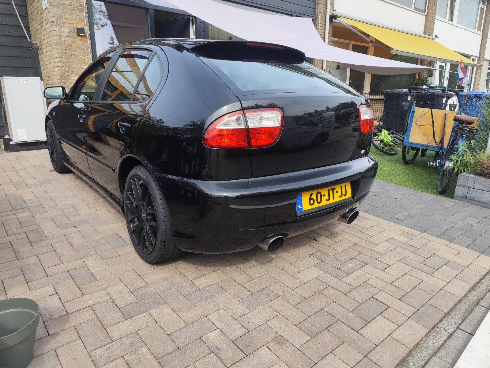 Seat Leon Cupra 4 2.8 VR6 4WD 2002, Auto's, Zwart, Zwart, 1485 kg, Vierwielaandrijving