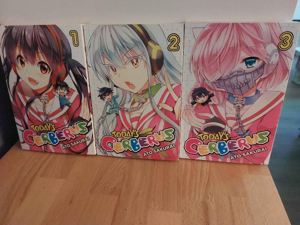 Today's Cerberus Manga Deel 1, 2 en 3 Manga, Ato Sakurai, Ophalen of Verzenden, Zo goed als nieuw, Japan (Manga)