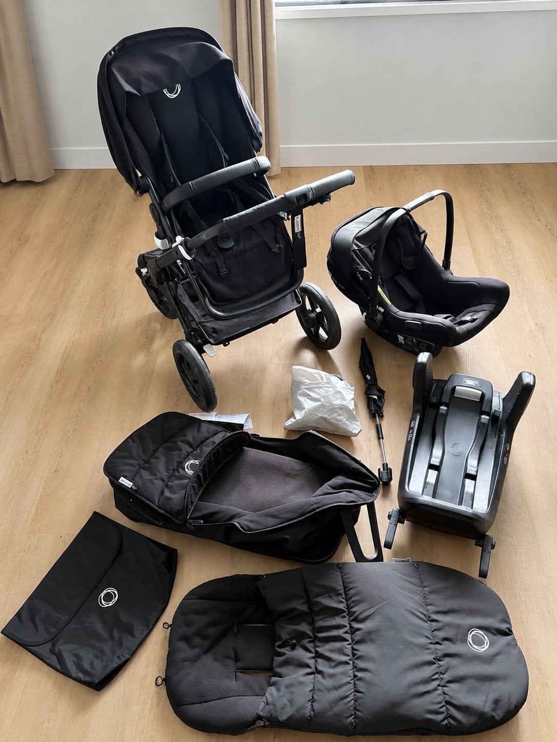 Bugaboo complete kinderwagen + Maxi-Cosi + ISOFIX, Ophalen, Zo goed als nieuw, Bugaboo