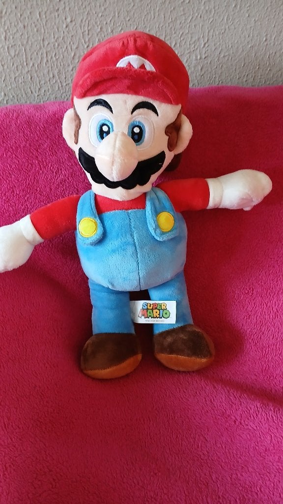 2x SUPER MARIO KNUFFELS, Kinderen en Baby's, Speelgoed | Knuffels en Pluche, Ophalen of Verzenden, Zo goed als nieuw, Overige typen