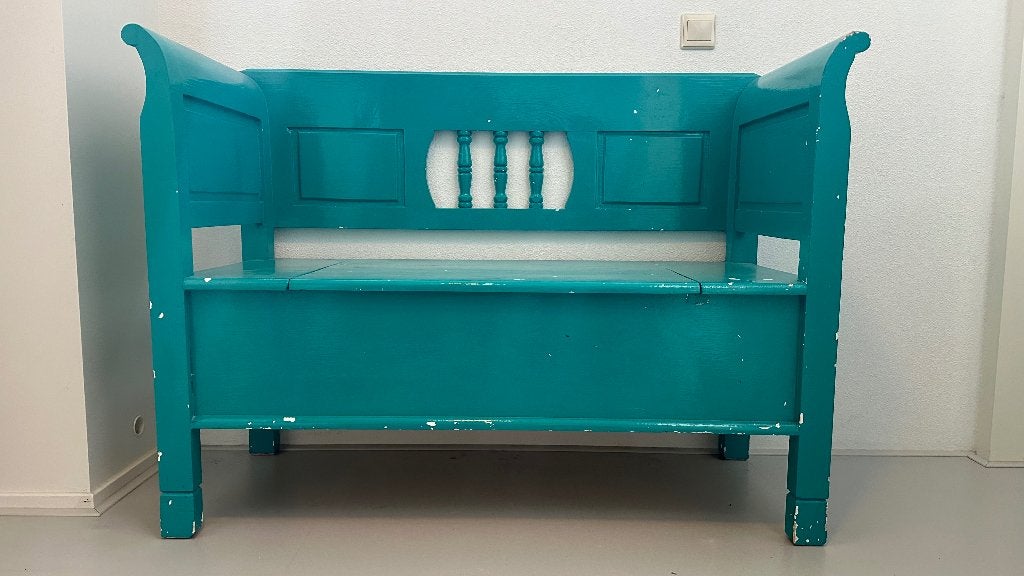 Zweedse klepbank, Ophalen, Gebruikt, Minder dan 75 cm, Rustiek