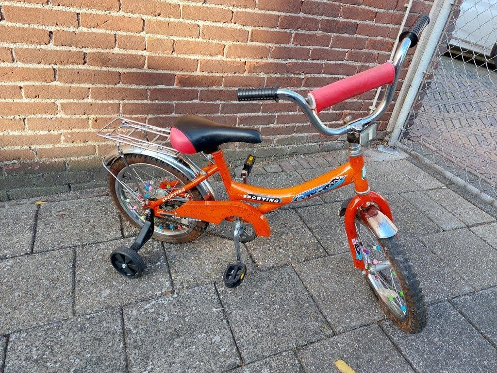 kinderfiets, Fietsen en Brommers, Ophalen, Zo goed als nieuw, 16 tot 20 inch