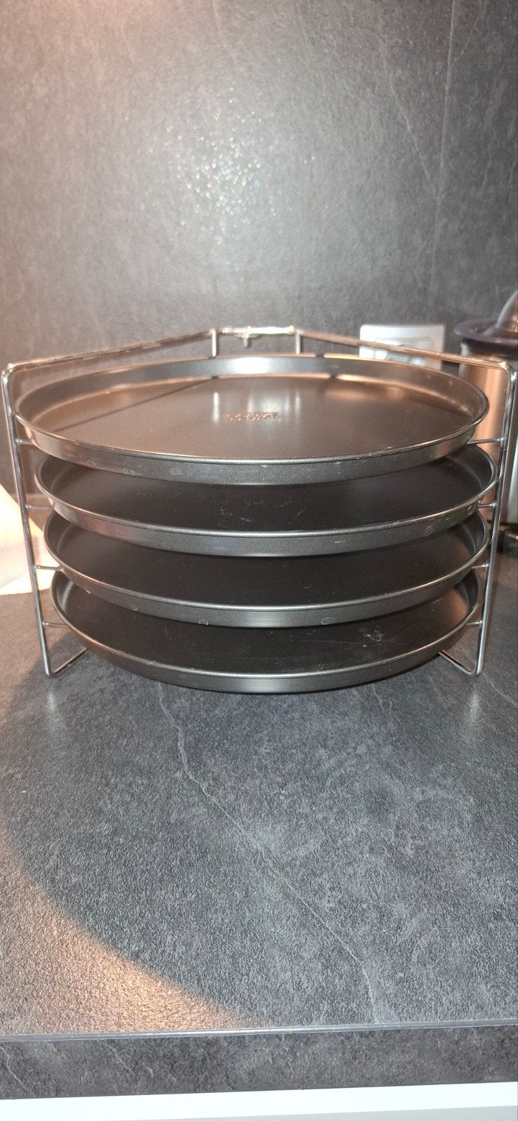 Ovenrekje voor 4 pizza's, Ophalen, Zo goed als nieuw