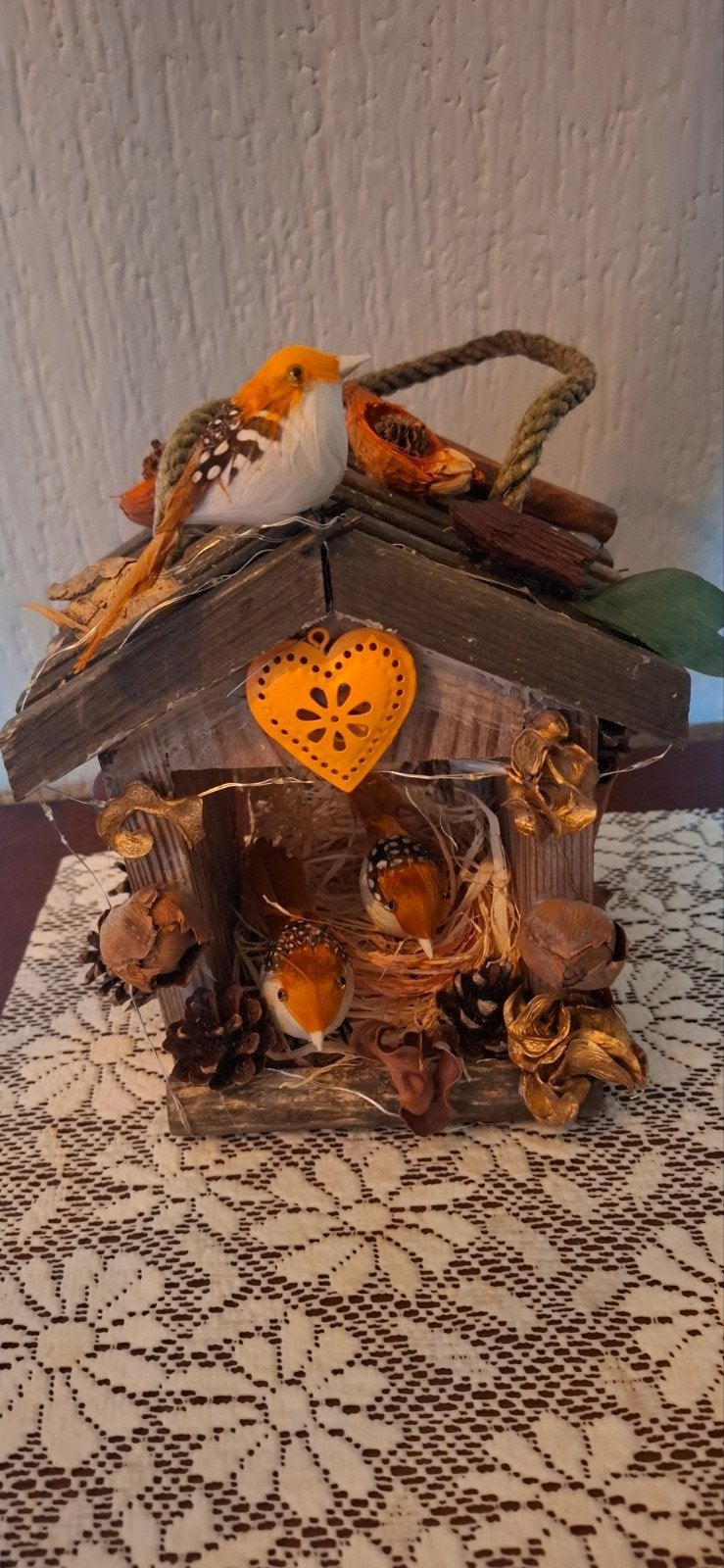 te koop vogelhuisje, Hobby en Vrije tijd, Ophalen, Overige typen, Hout, Zo goed als nieuw