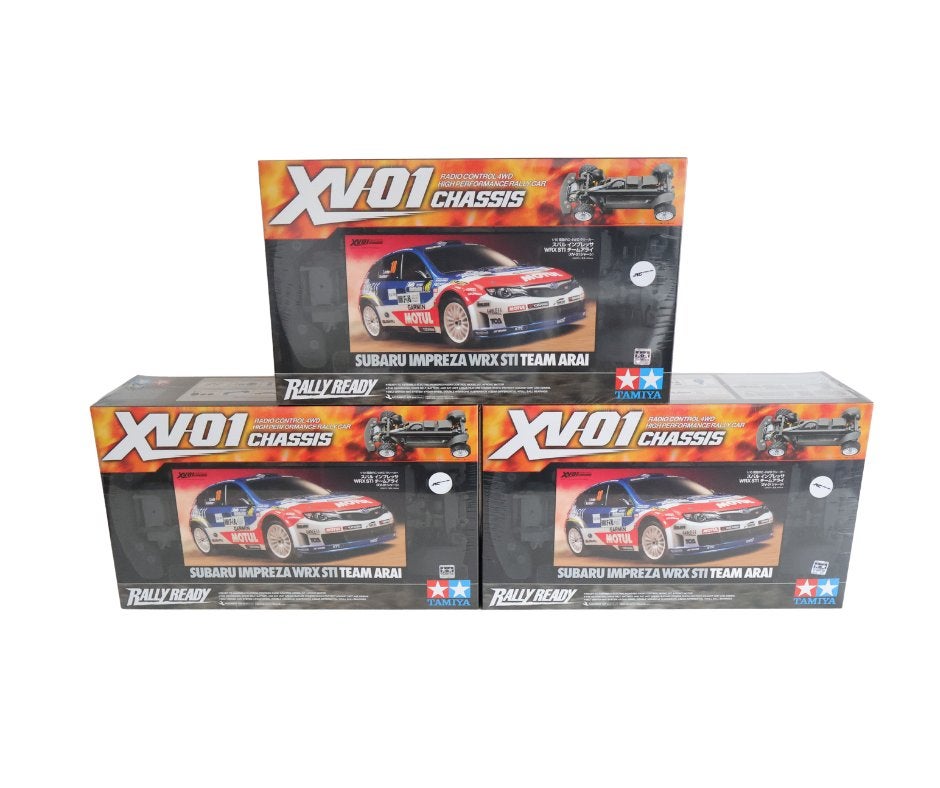 Tamiya 58528 1/10 XV-01 Subaru Impreza WRX Team Arai, Elektro, Verzenden, Nieuw, Schaal 1:10