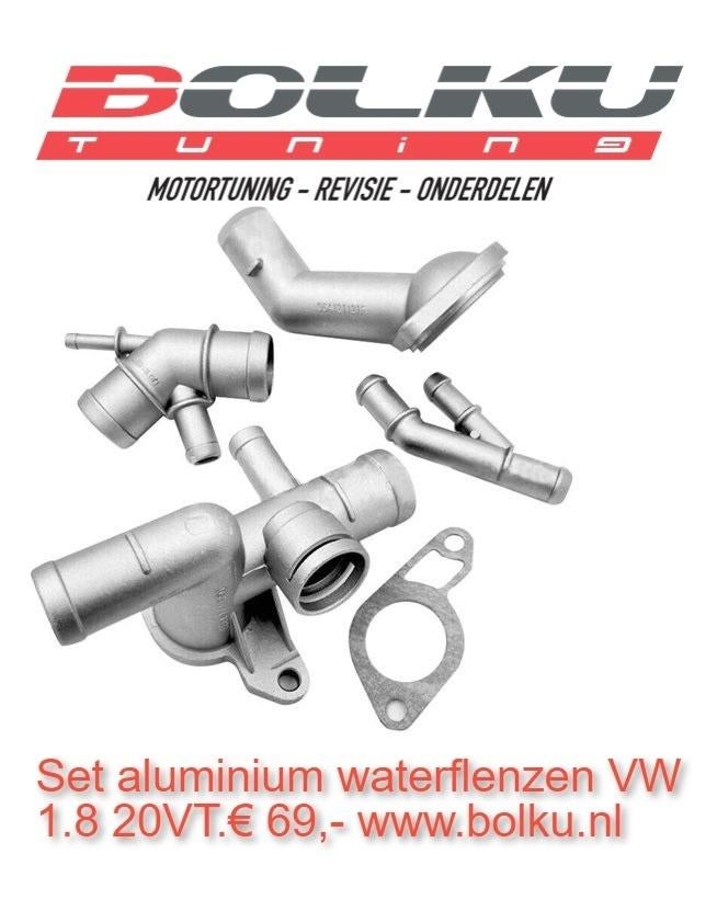 Set aluminium waterflenzen VAG 1.8 20VT, Ophalen of Verzenden, Bolku.nl, Info@bolku.nl, 6851TB