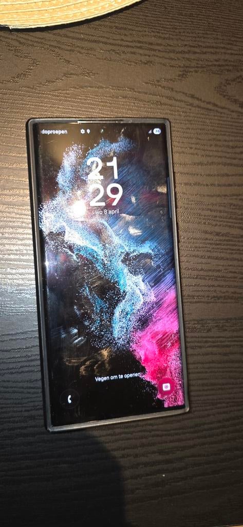 Samsung Galaxy S22 Ultra - Zo goed als nieuw, Zwart, Touchscreen, Ophalen of Verzenden, Zo goed als nieuw