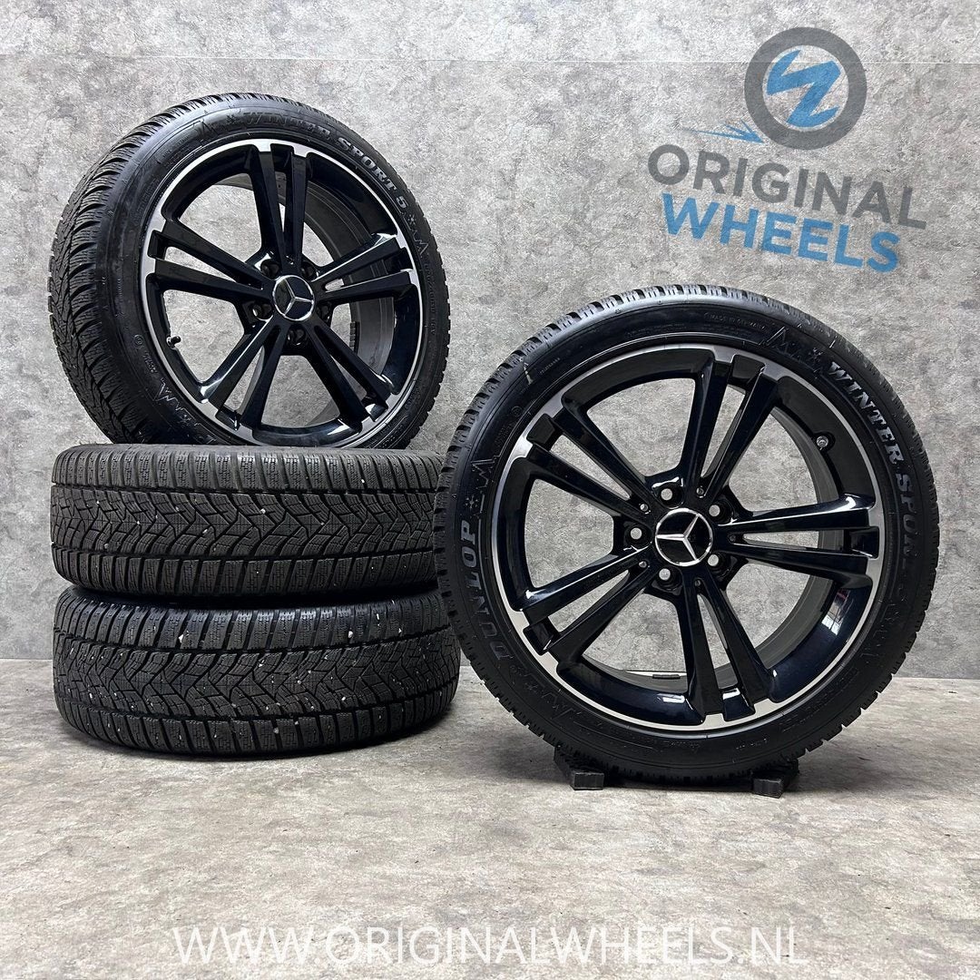 ✅ 18 inch originele velgen winterbanden MB A B klasse CLA