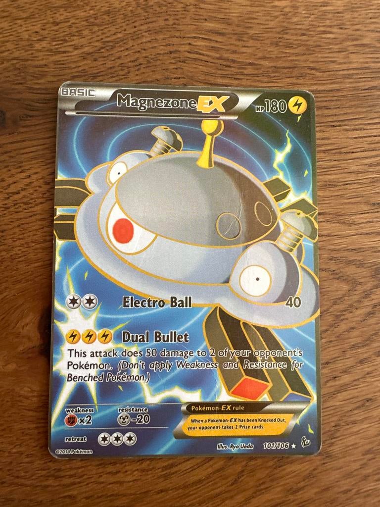 Pokémon Kaart: Magnezone EX (101/106) - Holo, Ophalen of Verzenden, Gebruikt, Losse kaart, Foil