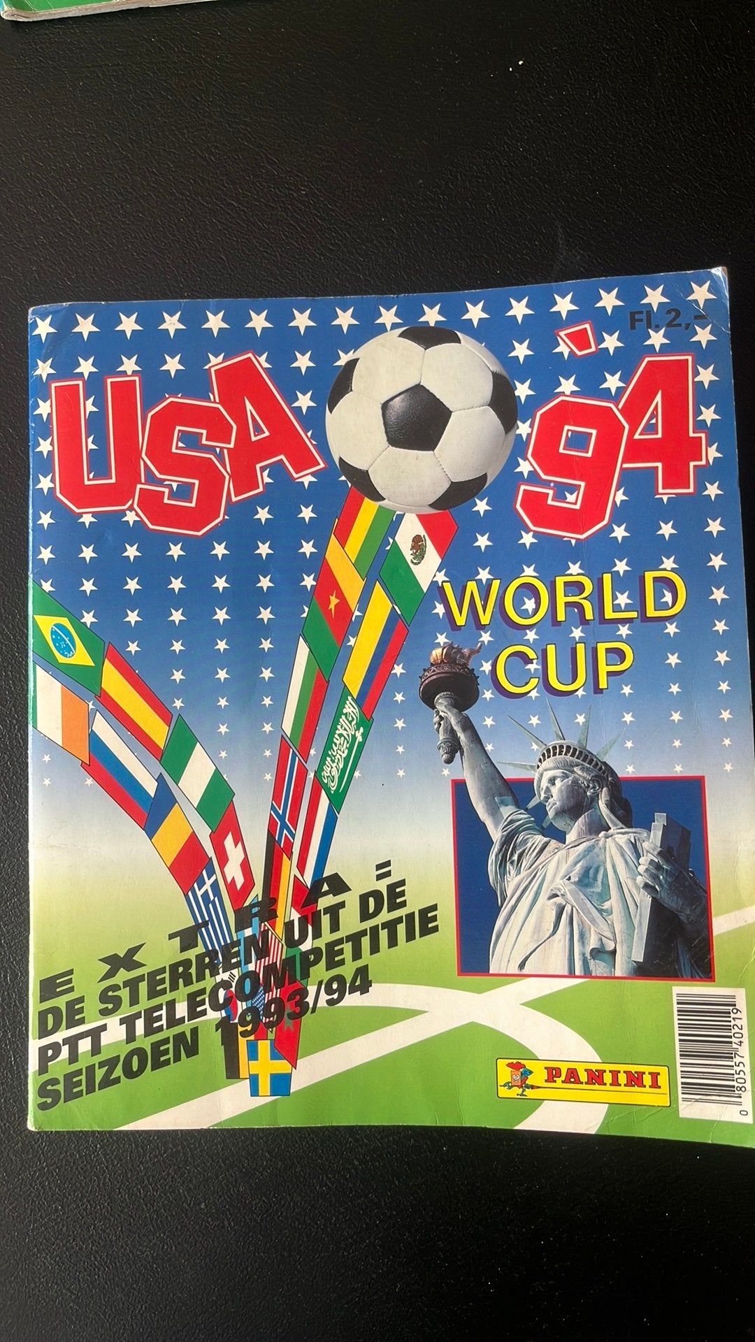 Panini USA '94 World Cup Album Compleet met bestelformulier, Ophalen of Verzenden, Gebruikt, Sport