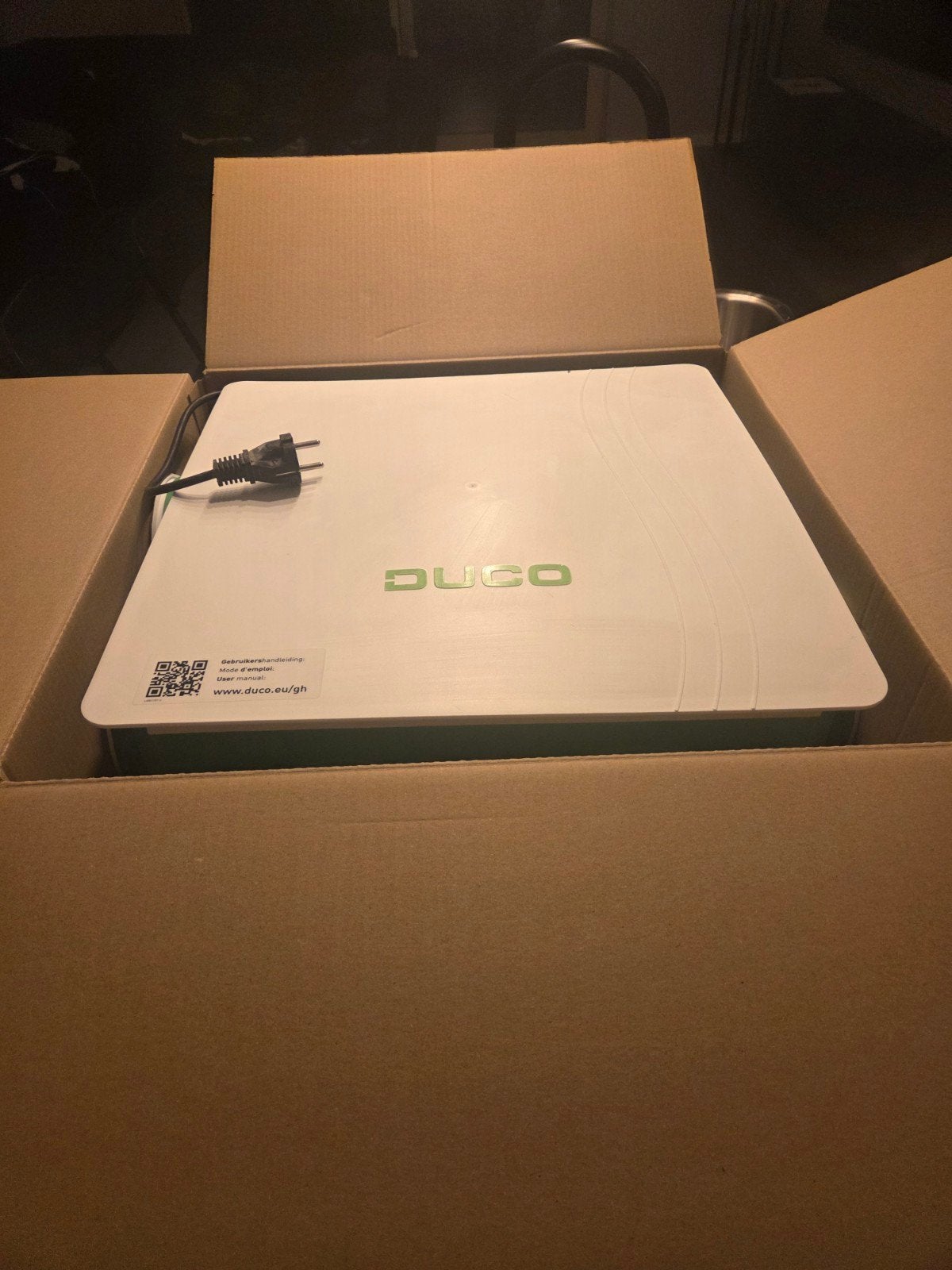 DucoBox Silent Connect Ventilator/Afzuiger - Nieuw in doos, Doe-het-zelf en Verbouw, Ophalen, Gebruikt, Ventilator en Afzuiger